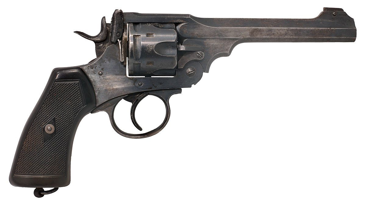 stock image of a revolver